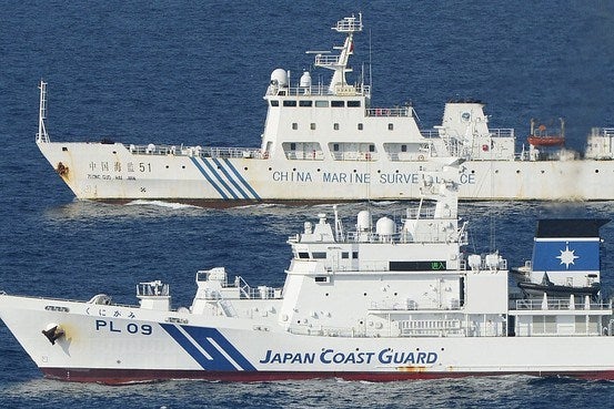 China and Japan locked in Coast Guard arms race