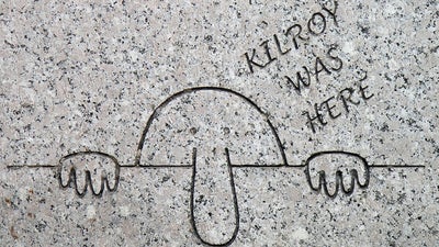 ‘Kilroy Was Here’ was the WWII-era viral meme