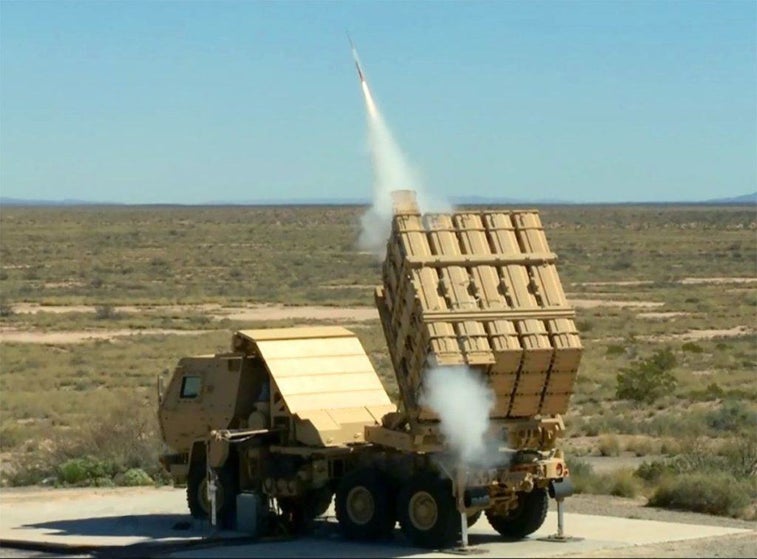 The Army’s multi-mission launcher protects soldiers from enemy rocket, mortar and artillery fire