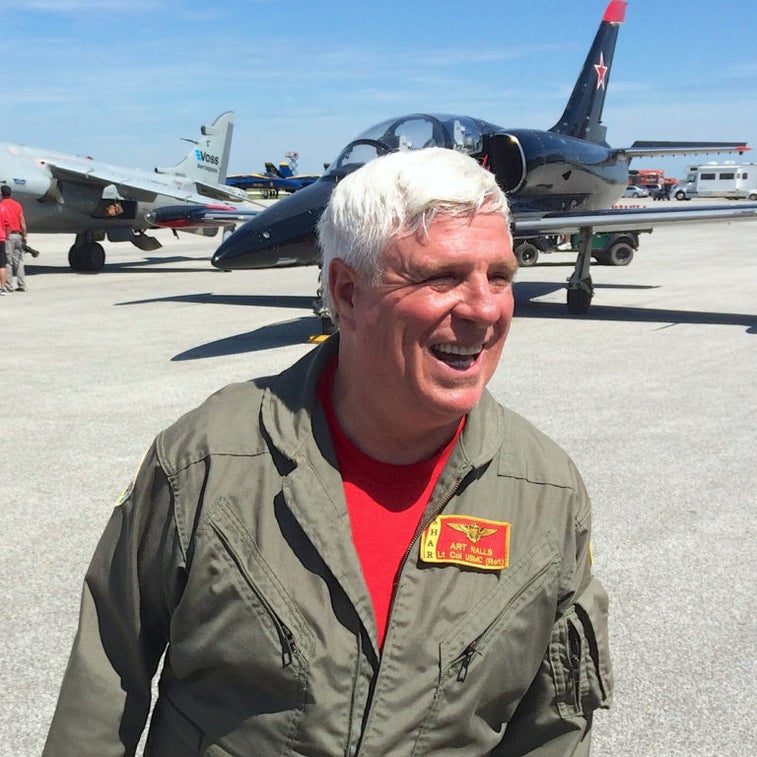 World’s only civilian-owned Harrier will join Syracuse Airshow to honor fallen Blue Angel pilot