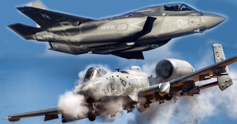 Pentagon advances F-35 vs A-10 Close Air Support testing