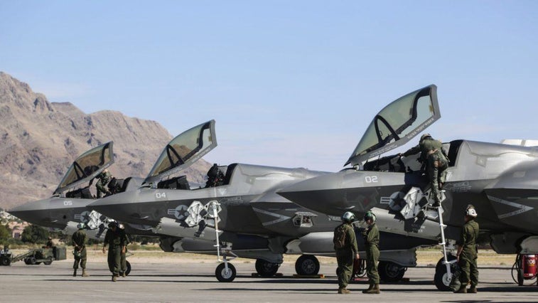 Marine Corps F-35s will go head-to-head with F-18s, F-22s, F-16s, and more at Red Flag