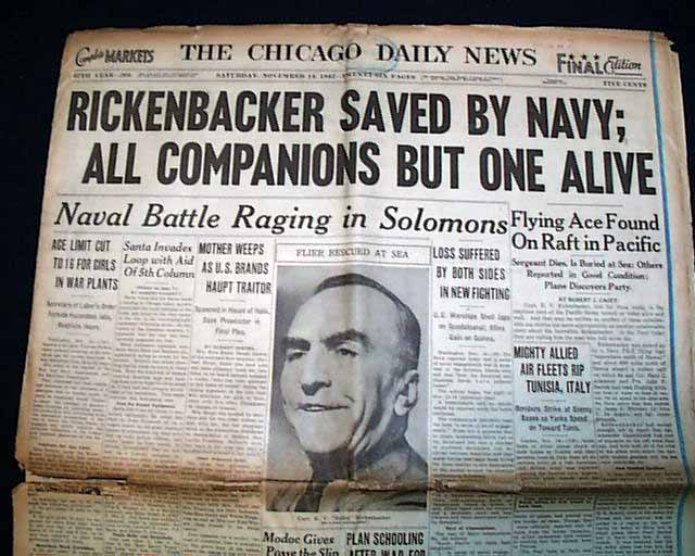 This is how Eddie Rickenbacker earned 7 service crosses and the Medal of Honor