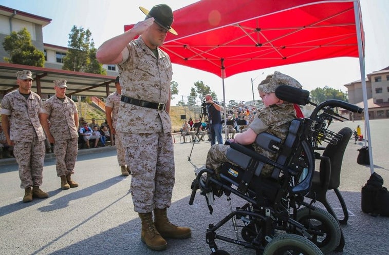 Terminally ill 8-year-old boy dies 1 day after being named honorary Marine