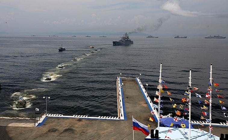 Russia just threw an epic birthday party for its navy