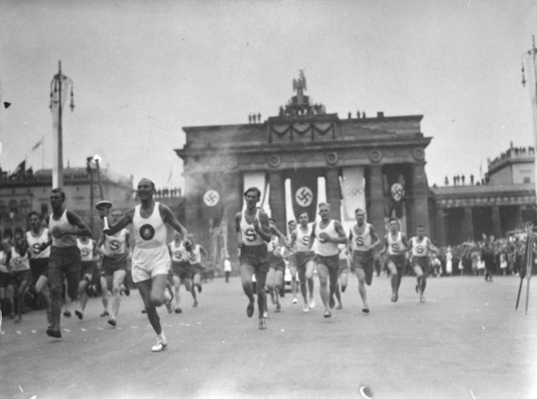 The famed Olympic torch relay was actually created by the Nazis for propaganda