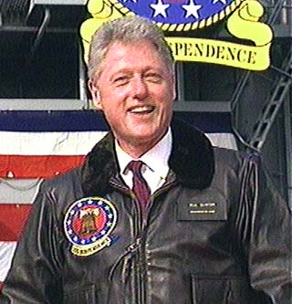 Being commander-in-chief is all about rocking the flight jacket