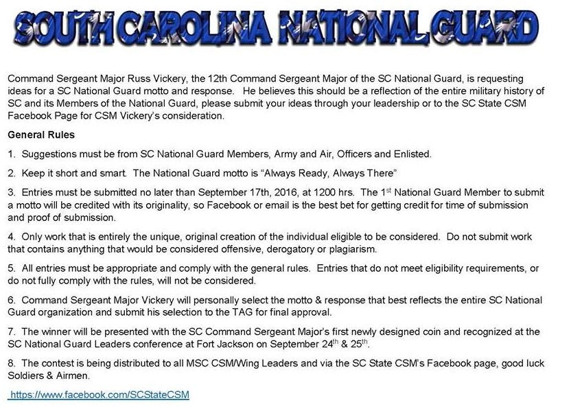 SC National Guard apparently missed the “Boaty McBoatface” flail a few months back
