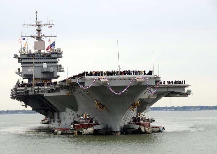 These are the Voyages of the US Navy’s Enterprise