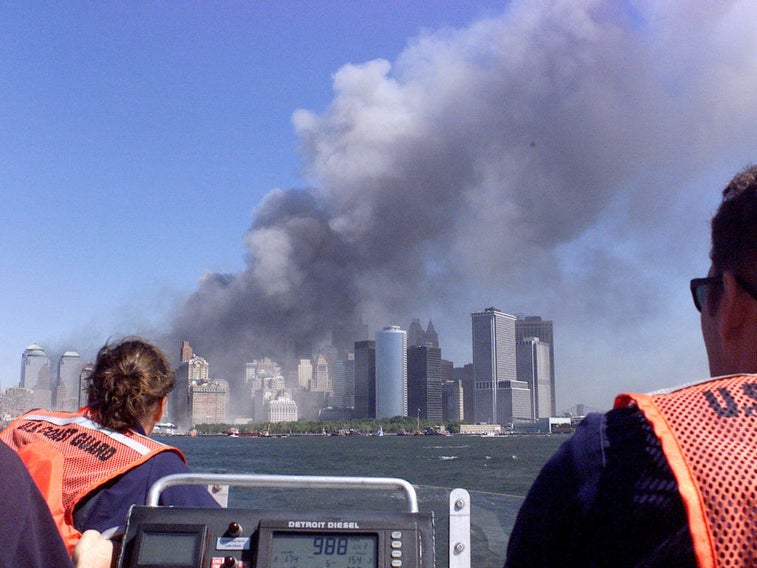 The Coast Guard rescued half a million New Yorkers from the 9/11 terror attacks