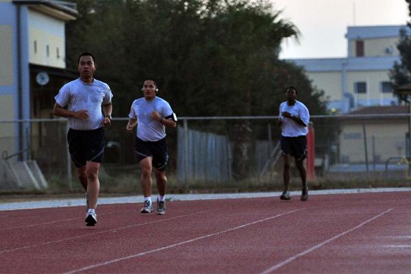 Airmen failed fitness tests due to wrong track distances
