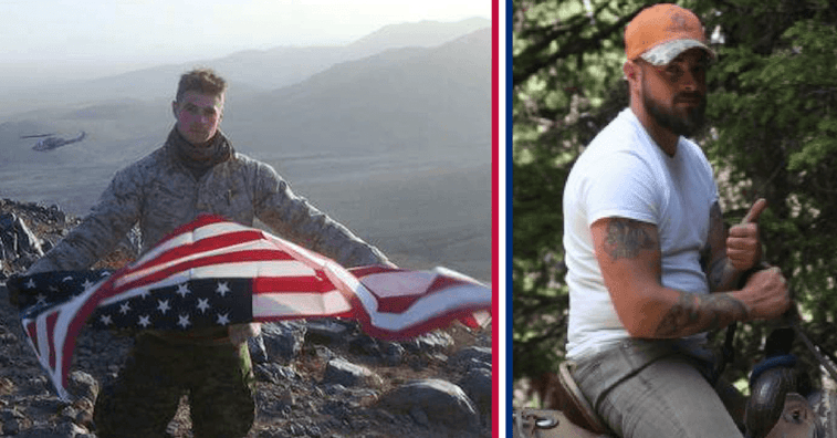 This Marine Corporal is helping his fellow vets “cowboy up”