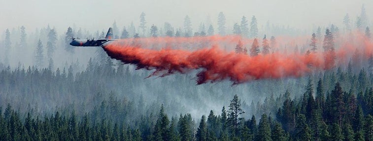 A California company wants the Air Force to bomb wildfires