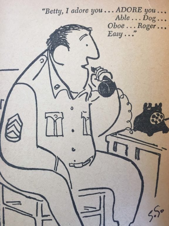 This famous author started his career drawing timeless cartoons as a drafted US troop