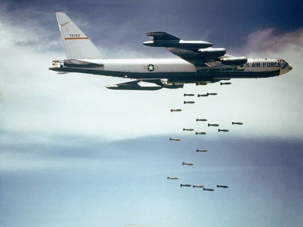 That time the Air Force dropped a ‘waterfall of bombs’