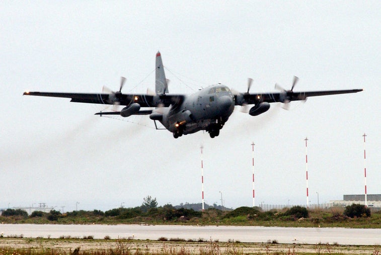 This Air Force plane makes bad guys go blind