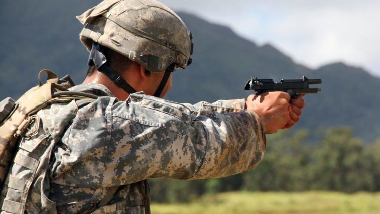 Congress once again sets sights on Army handgun program