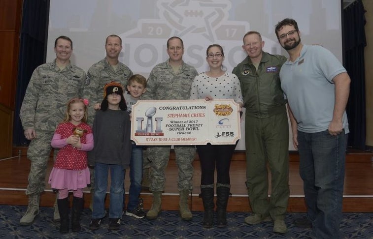 This Air Force family won a Super Bowl trip and they’re psyched