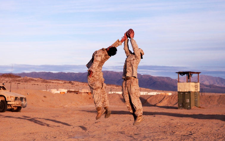 14 photos that show how deployed troops watch the Super Bowl