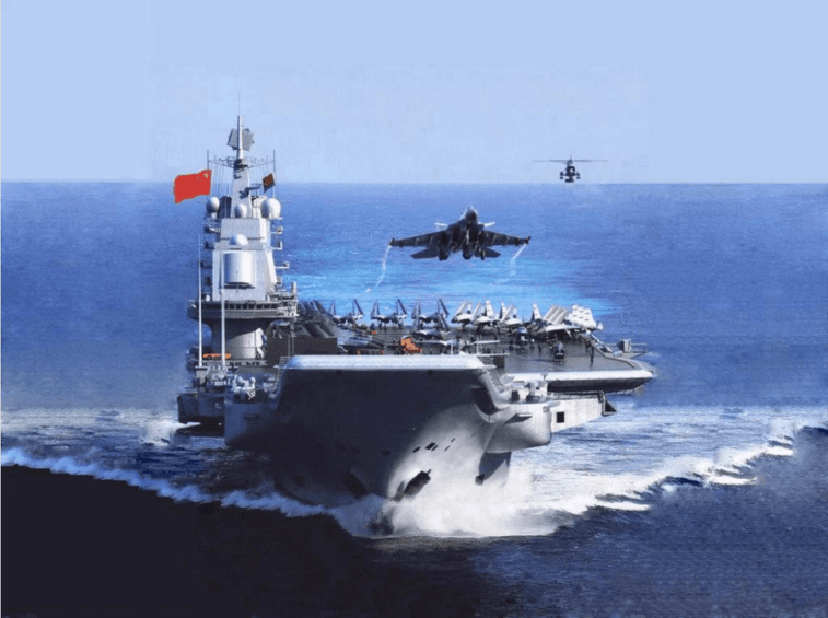 What it might look like if an American and Chinese carrier went toe-to-toe