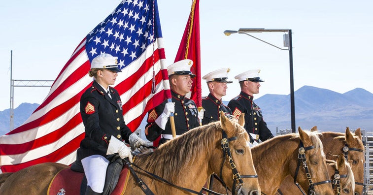 The Marine Corps’ last Mounted Color Guard enters 50 years of service