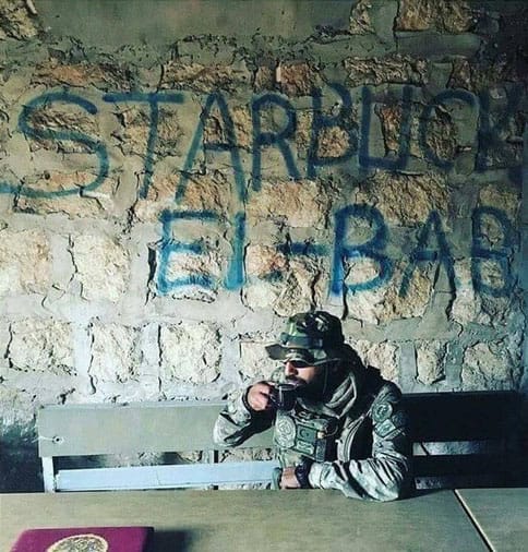 Turkish special forces opened a ‘sniper cafe’ on the front line against ISIS
