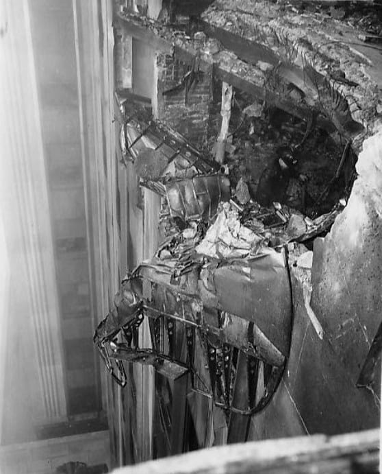 That time an Army Air Corps bomber crashed into the Empire State Building