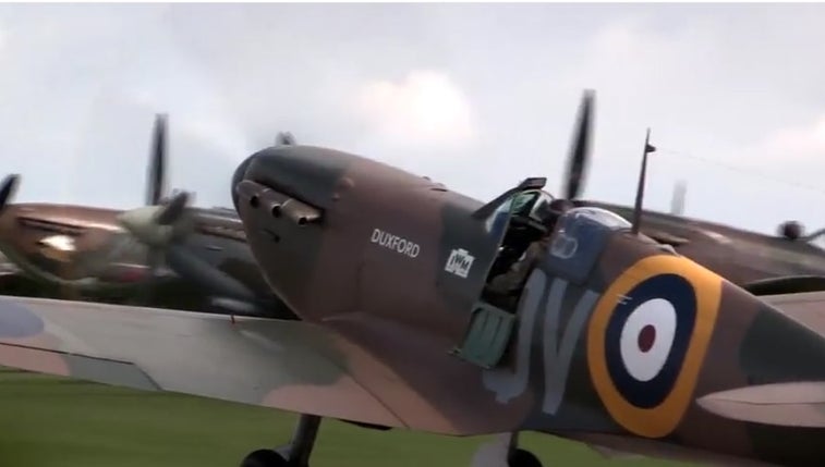 This Spitfire shot down near Dunkirk just flew again