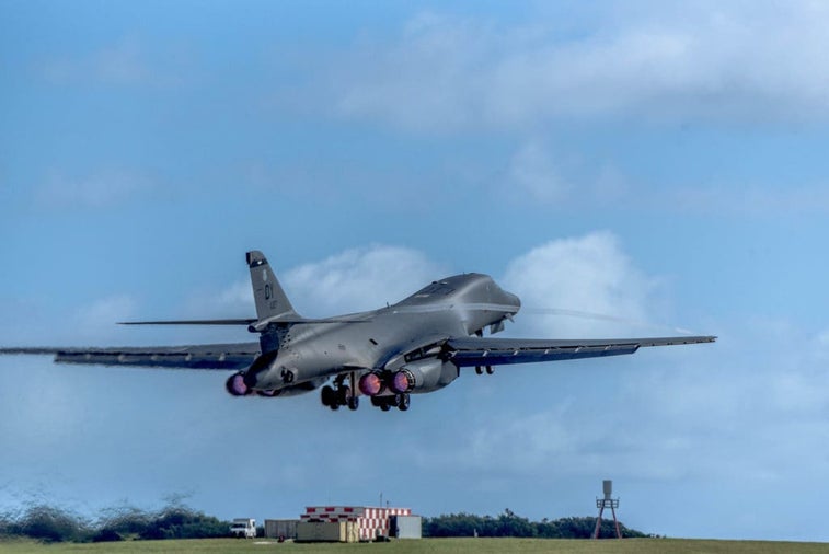 China’s trying to push around American bombers flying in international airspace