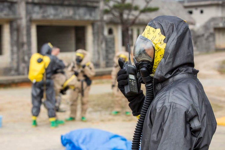 How the military decontaminates itself after WMD attacks