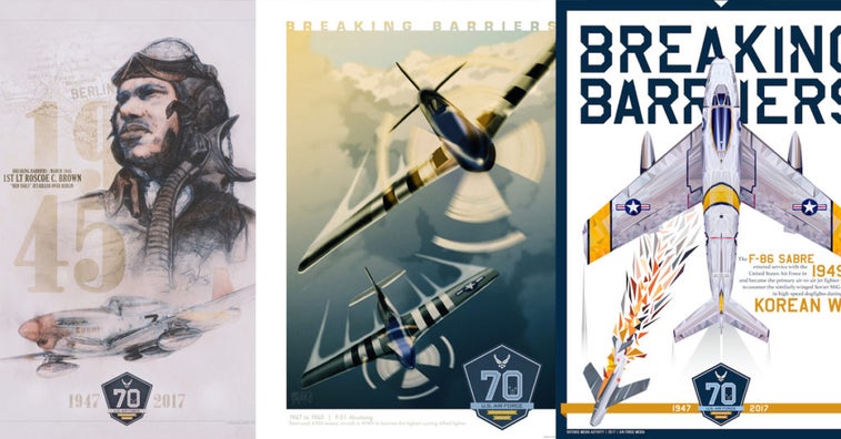 The Air Force is celebrating its 70th birthday with these awesome posters