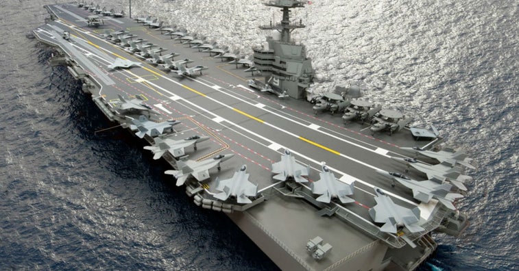 The Navy just took delivery of the world’s most advanced aircraft carrier