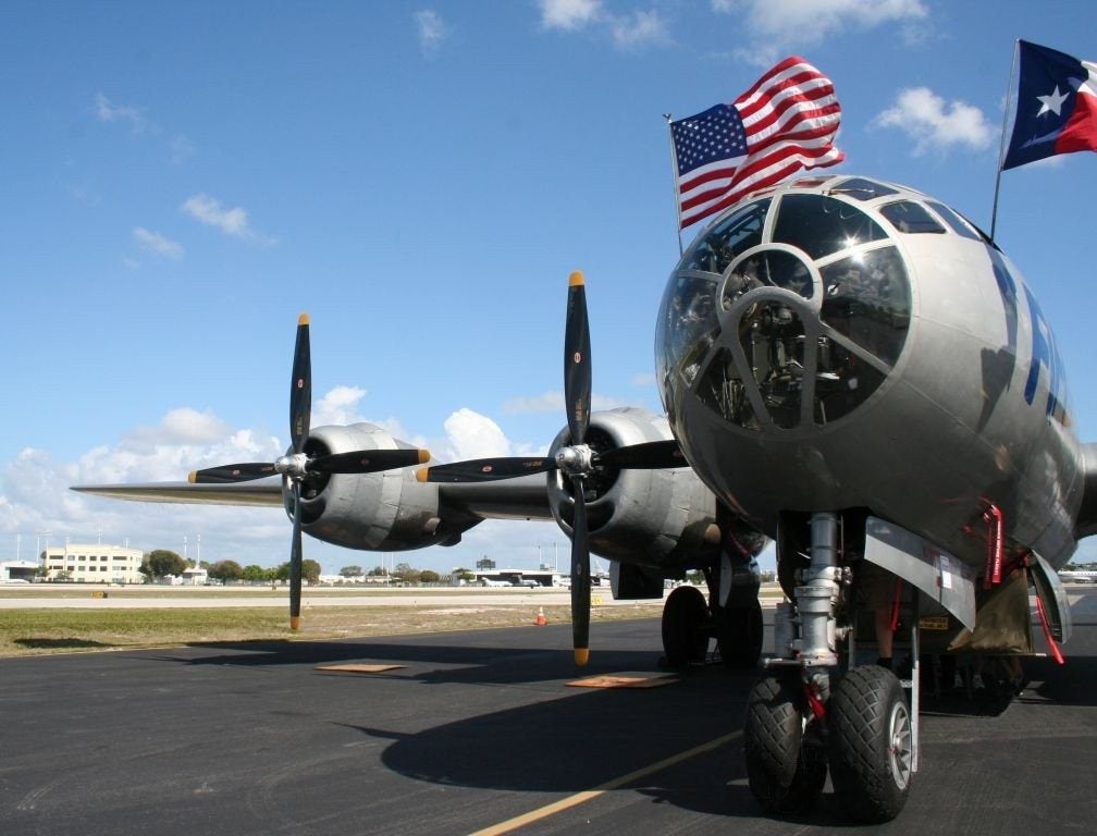  Fifi, one of only two flying Boeing B-29 Superfortresses, similar to the Enola Gay