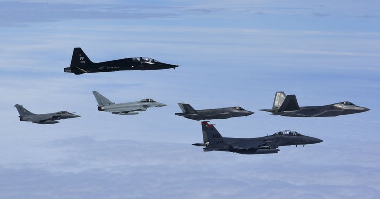 This is what happens when the world’s best fighter jets face off against each other