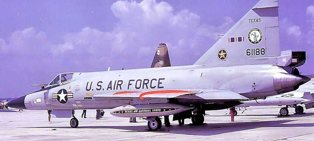  A F-102A Delta Dagger with the 111th Fighter Interceptor Squadron, the unit George W. Bush flew with when he went supersonic.