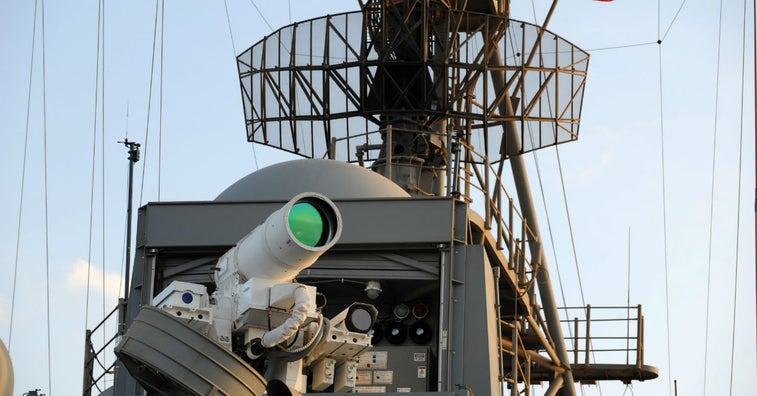 This is what a $17 million investment in laser technology gets the US military