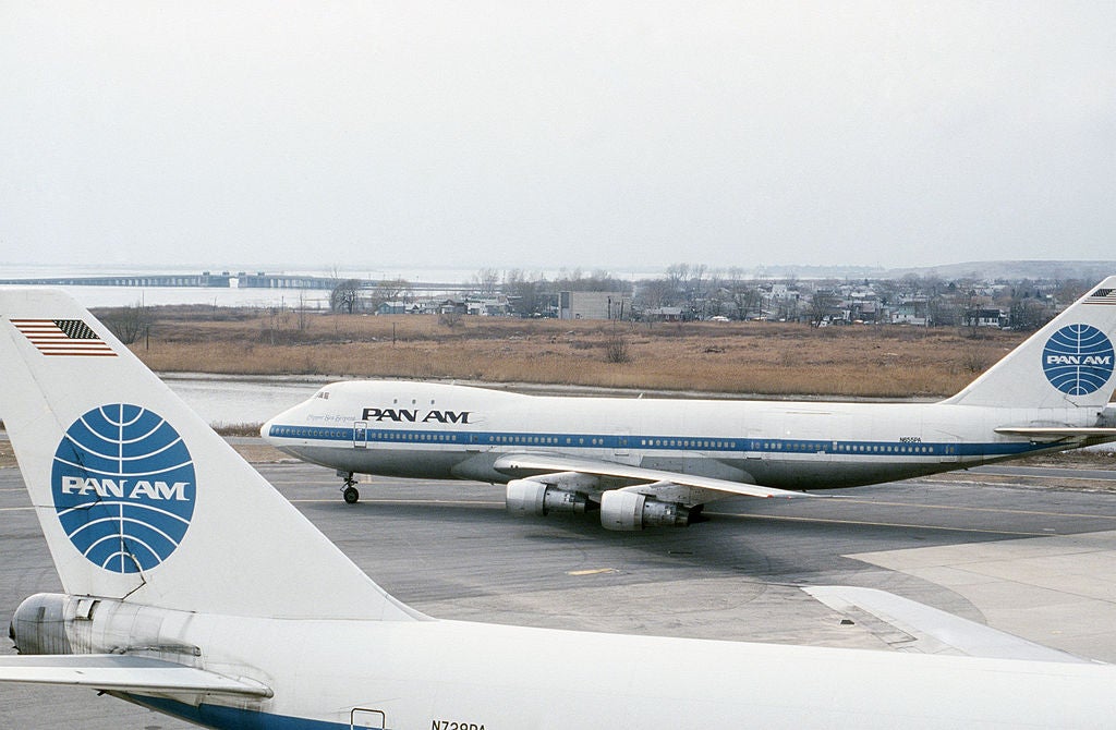  A Pan Am Boeing 747 passenger jet reconfigured to be used as an air ambulance during a training and testing scenario for the CRAF in 1986 (Photo US Air Force)