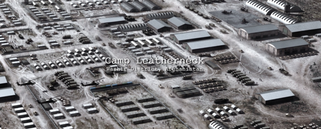 Strange camp name, "Camp Leatherneck" in Jarhead movies
