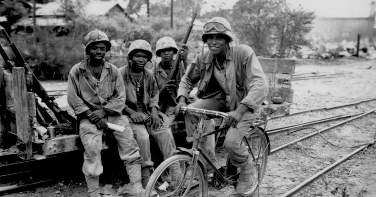 These 4 Montford Point Marines were just honored posthumously for their Marine Corps service