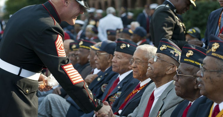 These 4 Montford Point Marines were just honored posthumously for their Marine Corps service