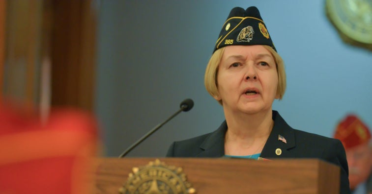 The American Legion just elected its first female national commander