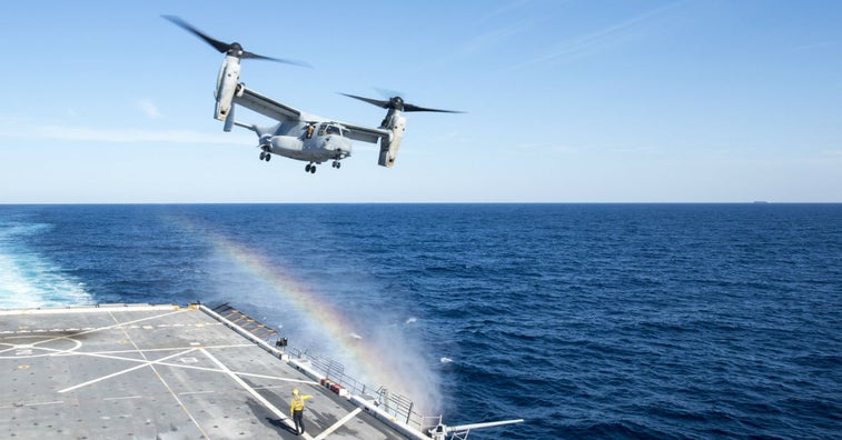 This is how the Marine Corps plans to turn the MV-22 Osprey into a gunship