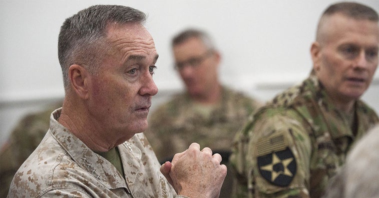 Dunford gets the nod for second term as top US officer
