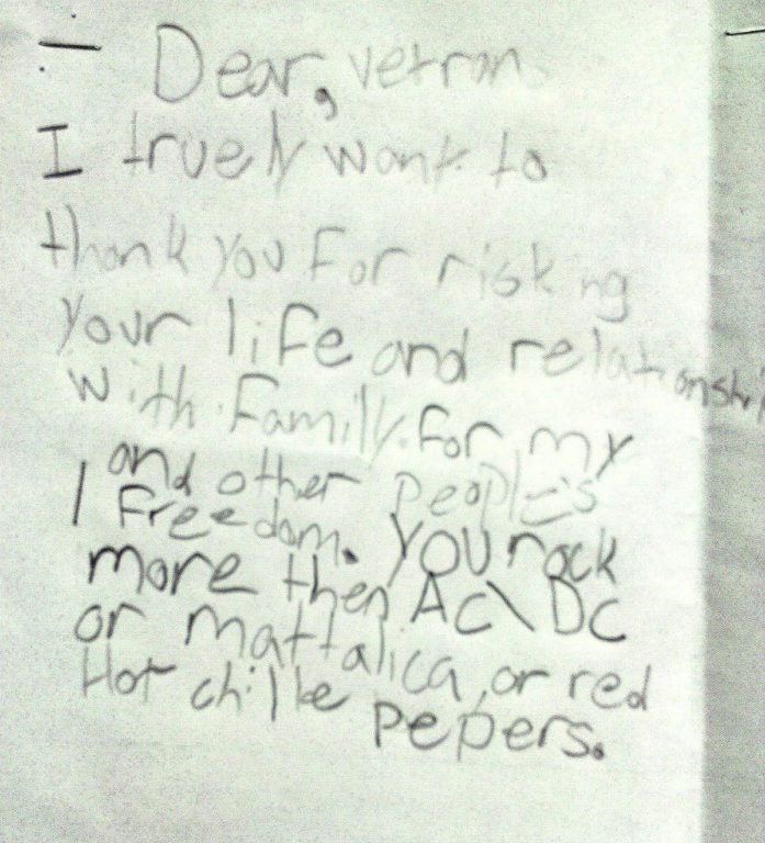 These 10 letters kids sent to deployed troops will make you smile