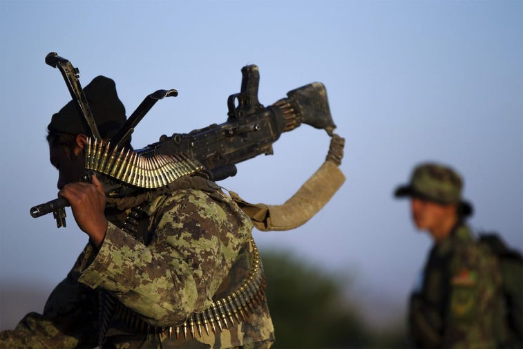 What is it like fighting alongside Afghan troops?
