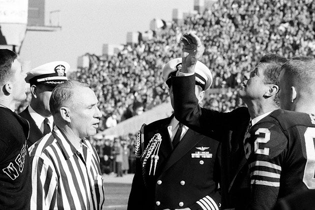 These are the Presidential traditions around the Army-Navy game