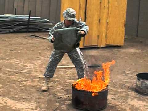 military burn pit