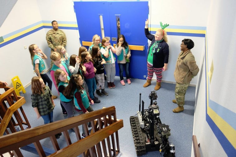 The Army just taught Girl Scouts to use military robots