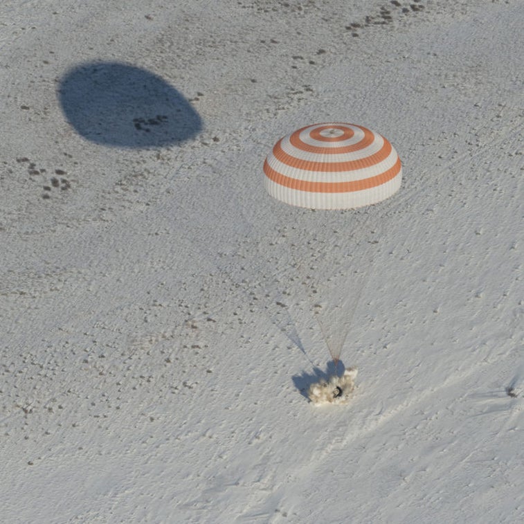 3 crew members return to earth from International Space Station