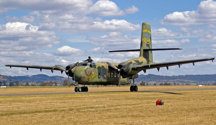 The Army’s Caribou cargo plane supplied troops in Vietnam
